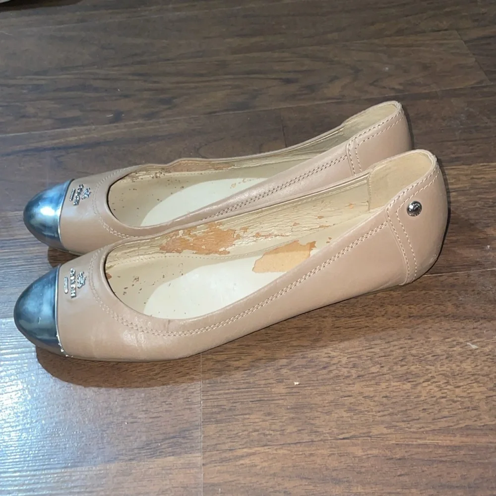 COACH Chelsea  ballet leather flats size 7.5